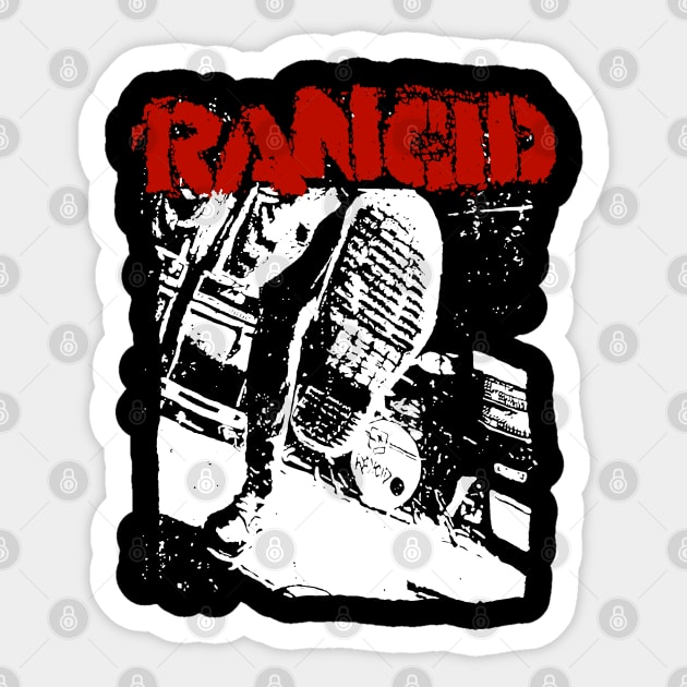 rancid band Sticker by VizRad